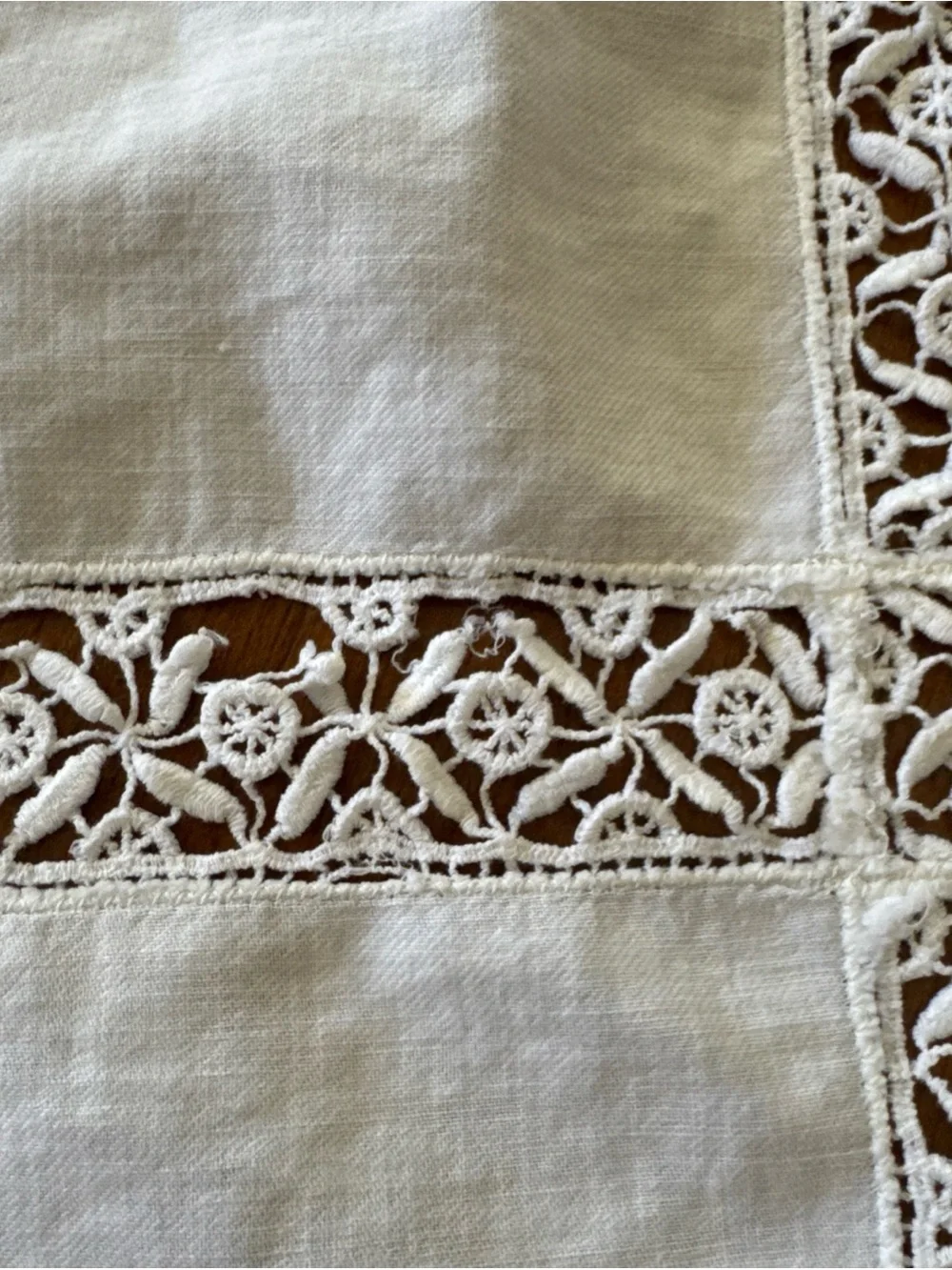 VTG Textile Lot 7 Quilt Crochet Embroidery Table Linens Cottagecore Granny Chic